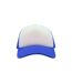 Casquette Style Trucker Rapper Mixte Bleu Roi Blanc Atlantis-4