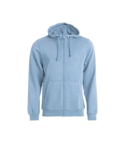 Veste À Capuche Basic Homme Bleu Clair Clique