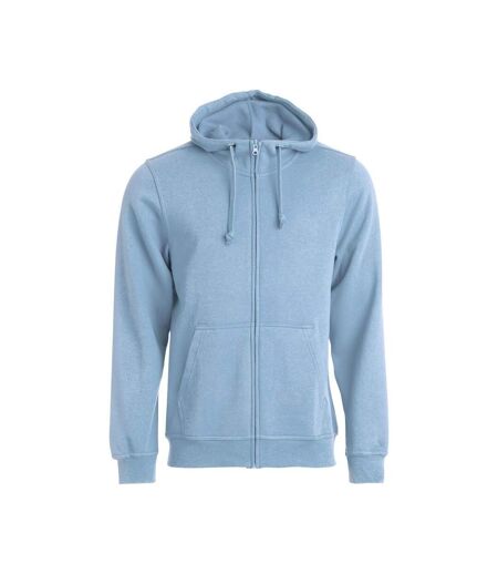 Veste À Capuche Basic Homme Bleu Clair Clique