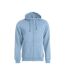 Veste À Capuche Basic Homme Bleu Clair Clique-1