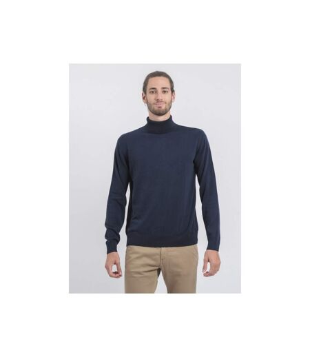 Pull col roulé pur coton LODIRK