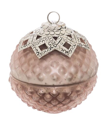Hill Interiors The Noel Collection Venus Bauble Trinket Box (Rose Gold/Silver) (One Size) - UTHI4771