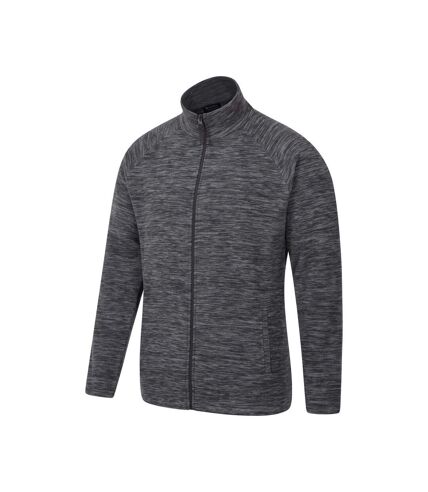 Mens snowdon ii full zip fleece jacket charcoal Mountain Warehouse