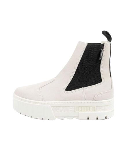 Bottines Chelsea Mayze Femme Blanc Noir Puma