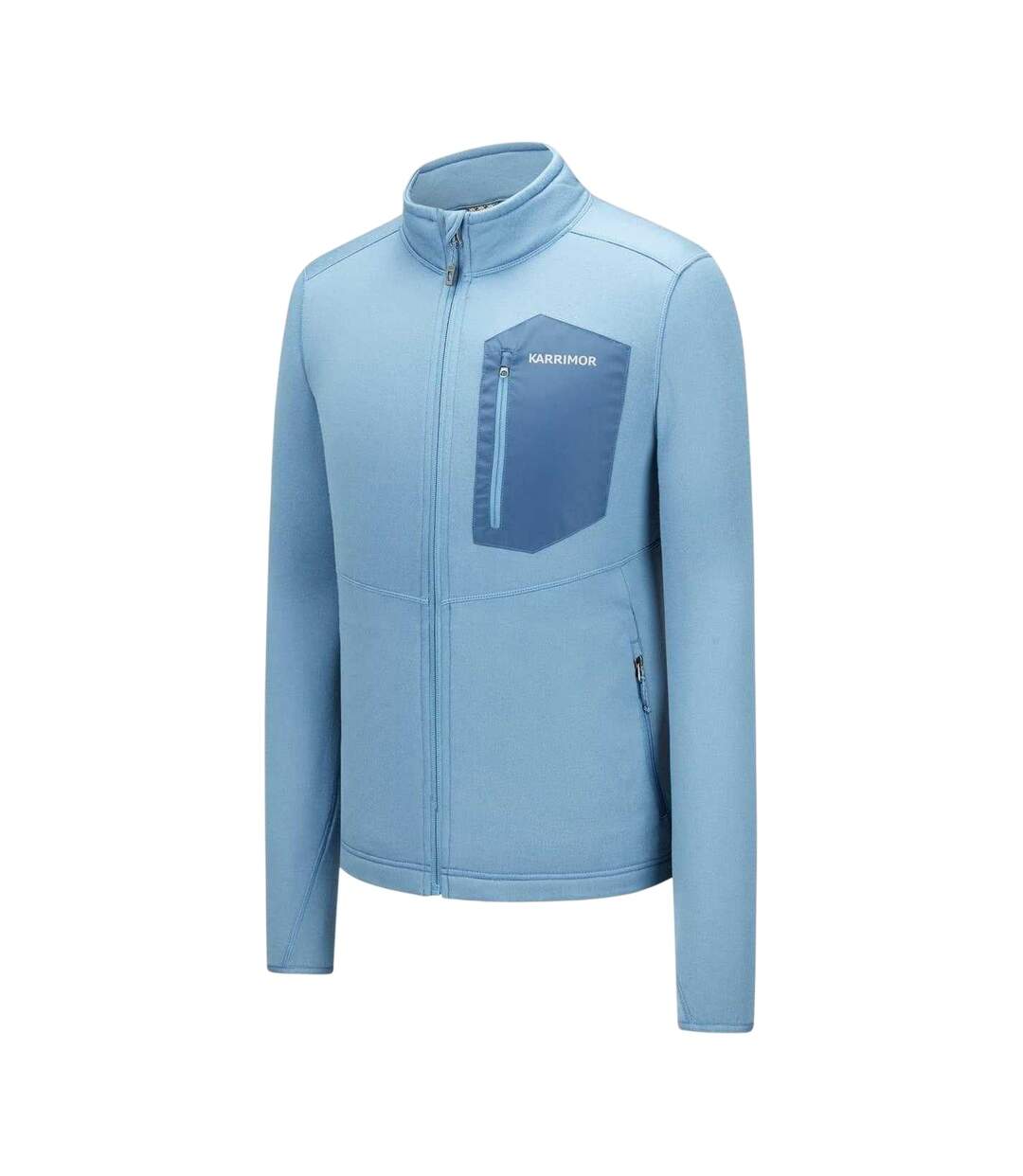 Mens Helium Power Stretch Stretch Fleece Jacket Navy Karrimor-3