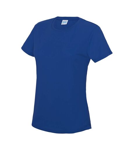 Just Cool Womens/Ladies Sports Plain T-Shirt (Royal Blue)