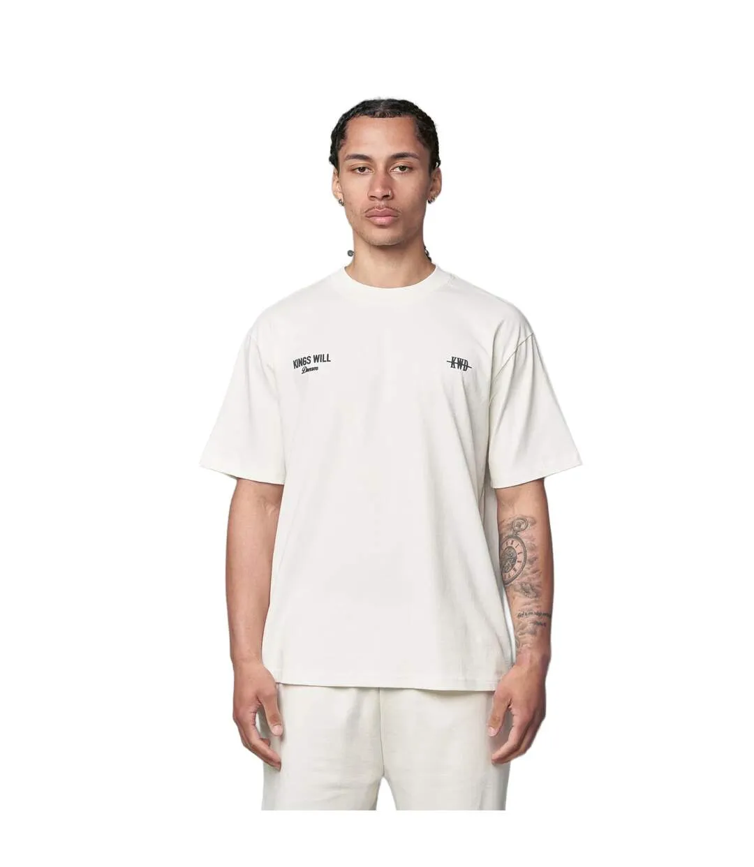 Mens Studio Garment District T-shirt White Kings Will Dream-2