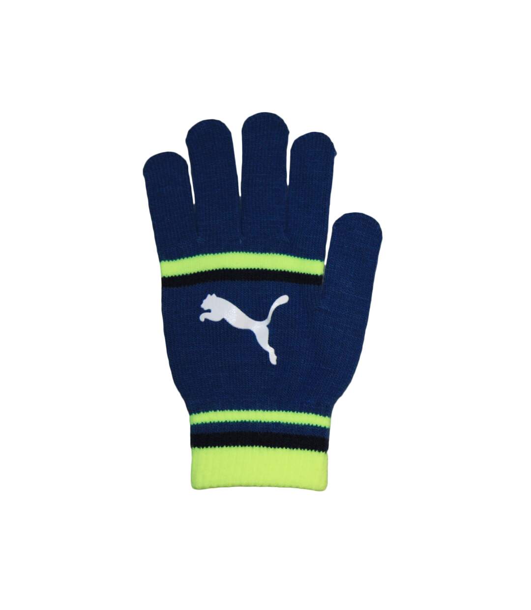 Gants femme bleu marine / jaune fluo Puma-3