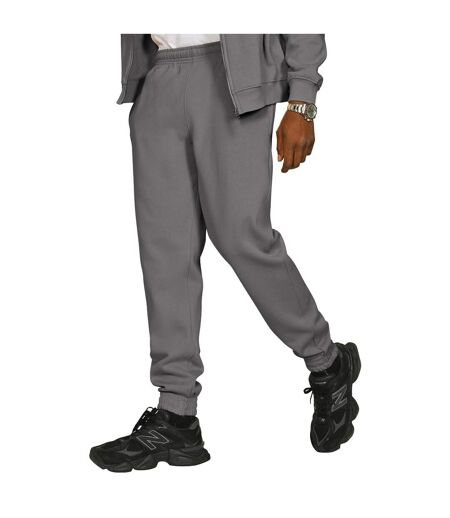 Unisex Adult Blended Core Regular Jogging Bottoms Charcoal Casual Classics