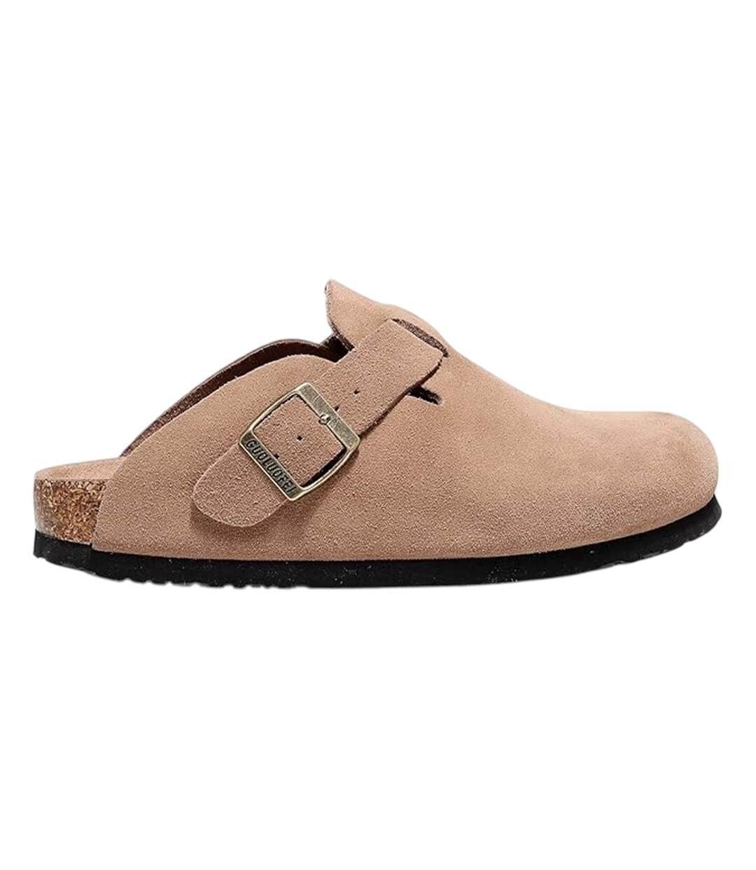 Chaussons Mules Homme Taupe Foncé Skechers-3