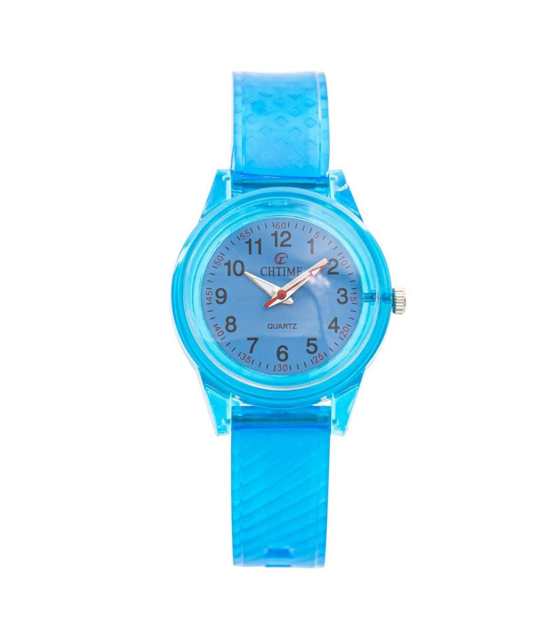 Superbe Montre Femme Plastique Bleu CHTIME