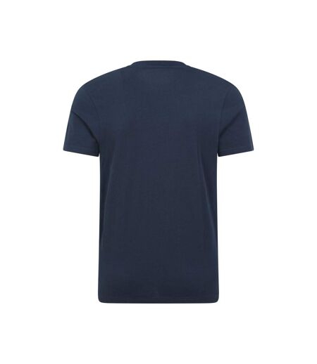 T-shirt Manches Courtes Motif/style Graphique Banff Homme Bleu Marine Mountain Warehouse