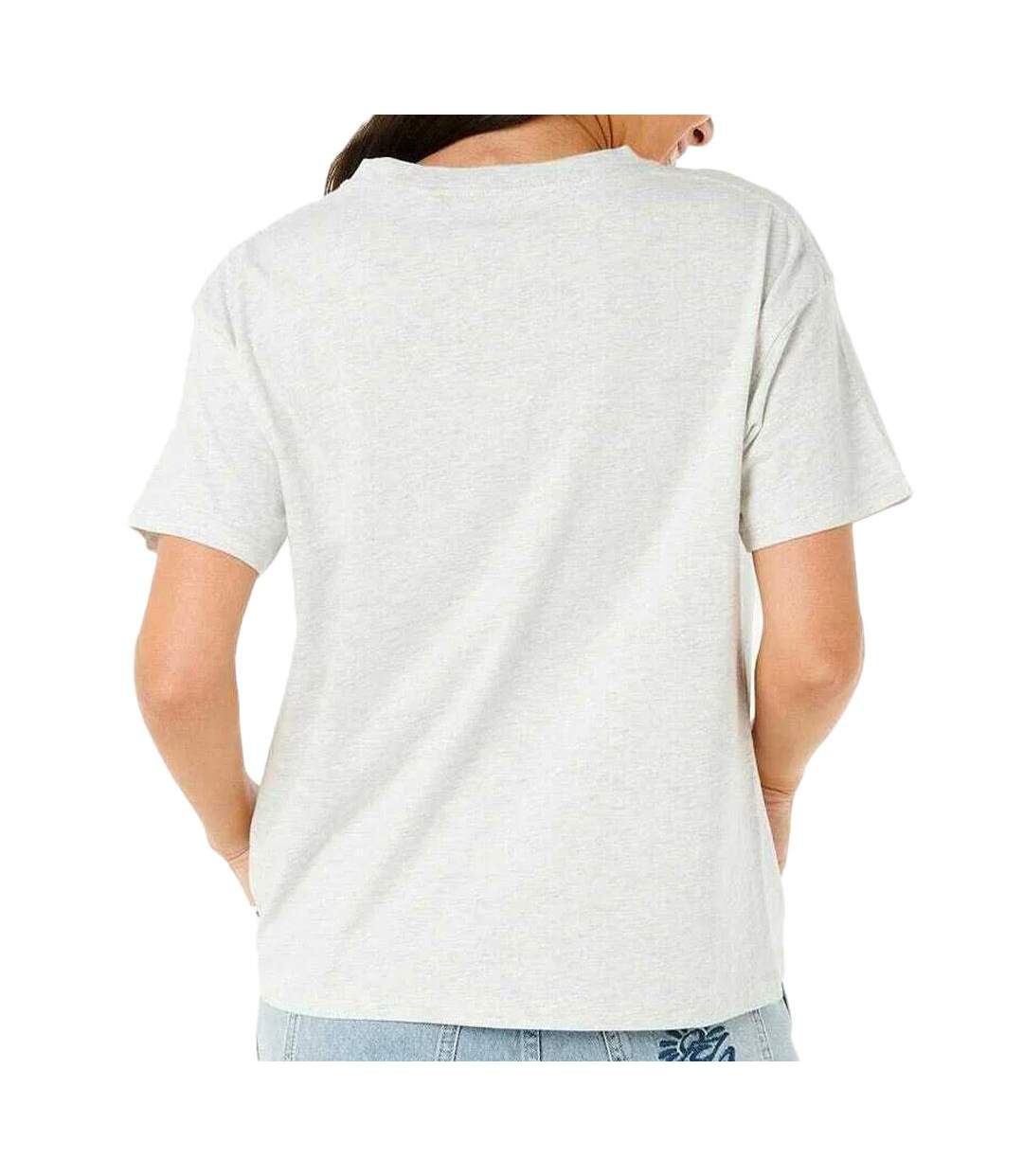 T-Shirt gris chiné femme rip curl neon isles-2