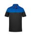 Mens Monterey Two Tone Polo Shirt Royal Blue Black Stormtech-1