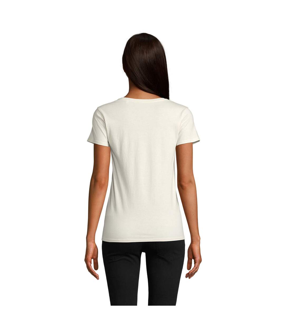 T-shirt Pioneer Femme Beige Pâle SOLS-2