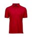 Tee Jays Mens Luxury Stretch Pique Polo Shirt (Red) - UTPC4085