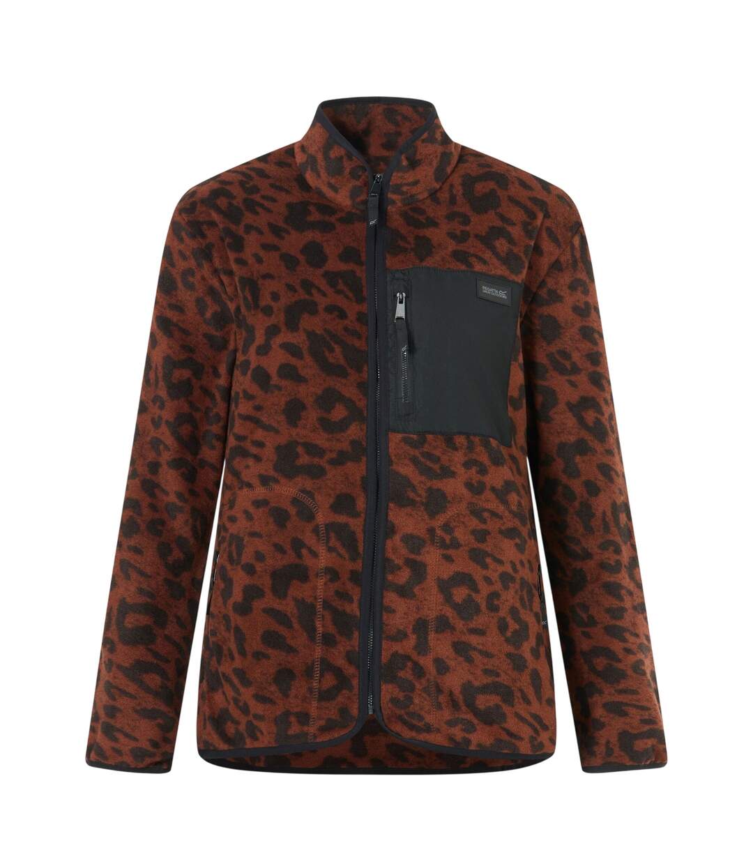 Veste Polaire Motif/style Léopard Frankie Femme Foncé Regatta-2