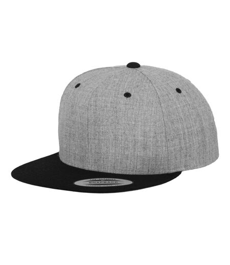 Casquette Ajustable Classic Lavande Noir Yupoong