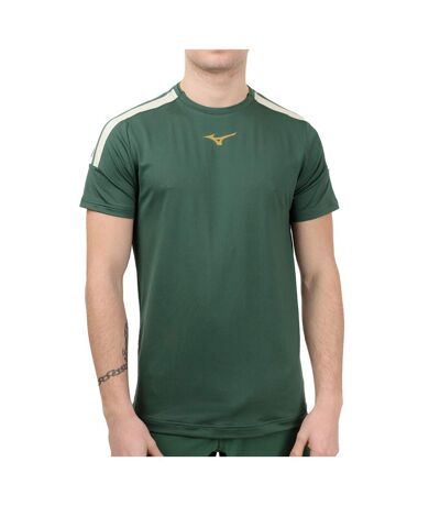 T-shirt de Tennis Vert Homme Mizuno Shadow