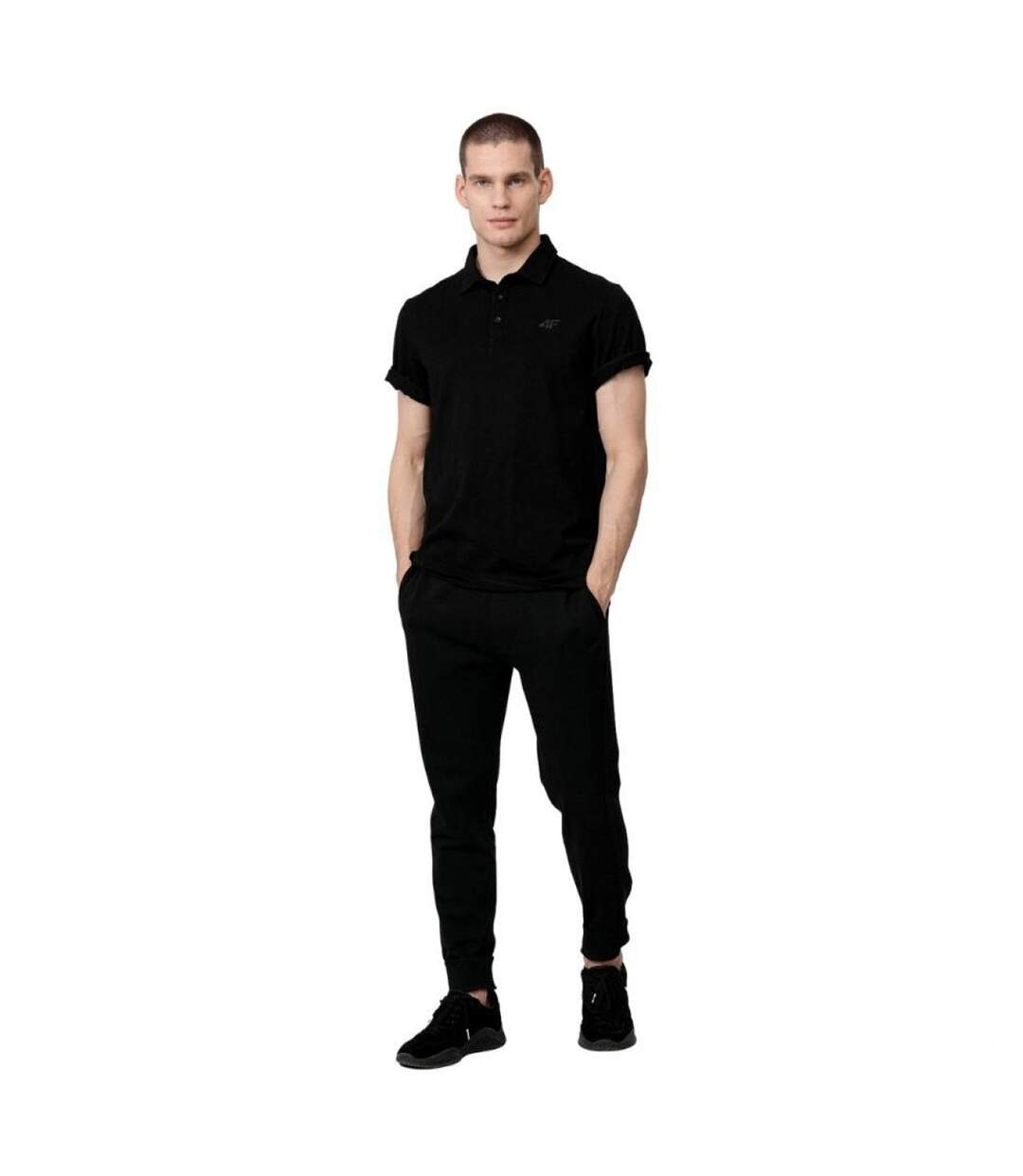 Polo H4z22 Tsm355 Homme Noir 4F-4