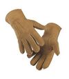 Eastern Counties Leather Womens/Ladies 3 Point Stitch Detail Sheepskin Gloves (Tan) - UTEL222