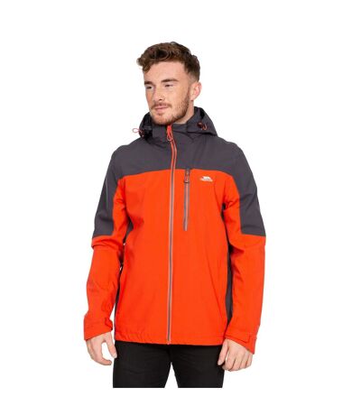Trespass Mens Tappin Hooded Waterproof Jacket (Flame) - UTTP4745