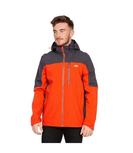 Trespass Mens Tappin Hooded Waterproof Jacket (Flame) - UTTP4745