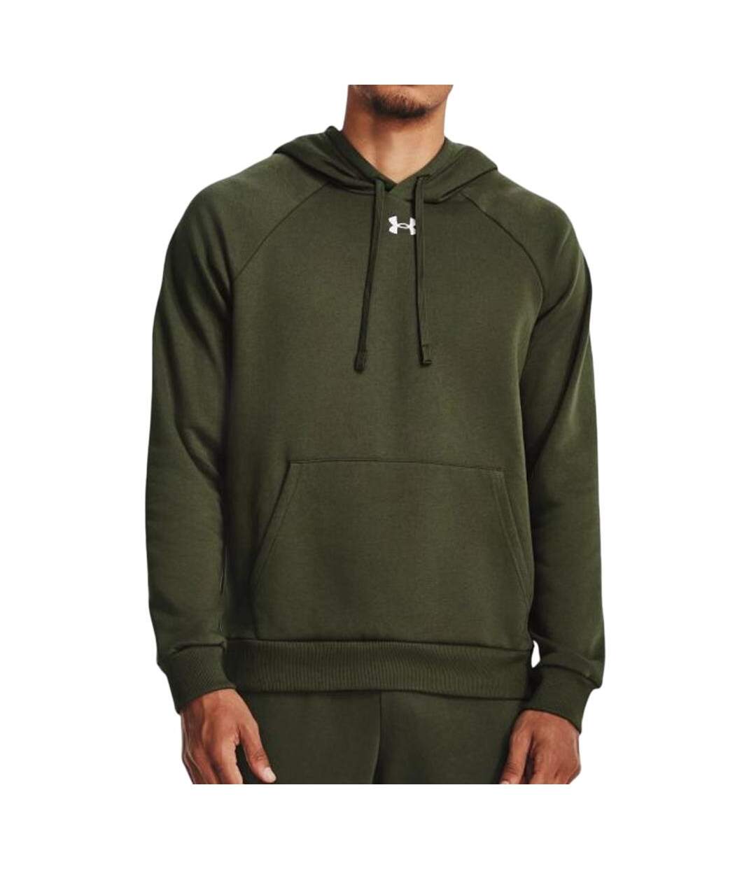 Sweat à capuche Kaki Homme Under Armour Rival 1379757 - L