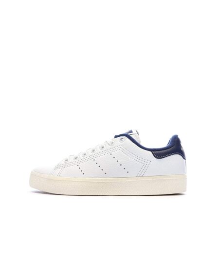 Baskets blanches/marines homme adidas stan smith