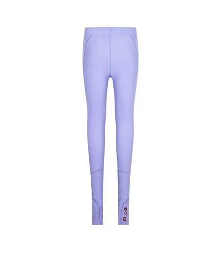 Womens/ladies Series-5 Snug Fit Leggings Purple Skins