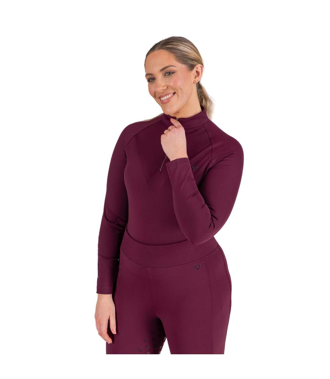 Haut thermique eltar femme bordeaux Aubrion-3