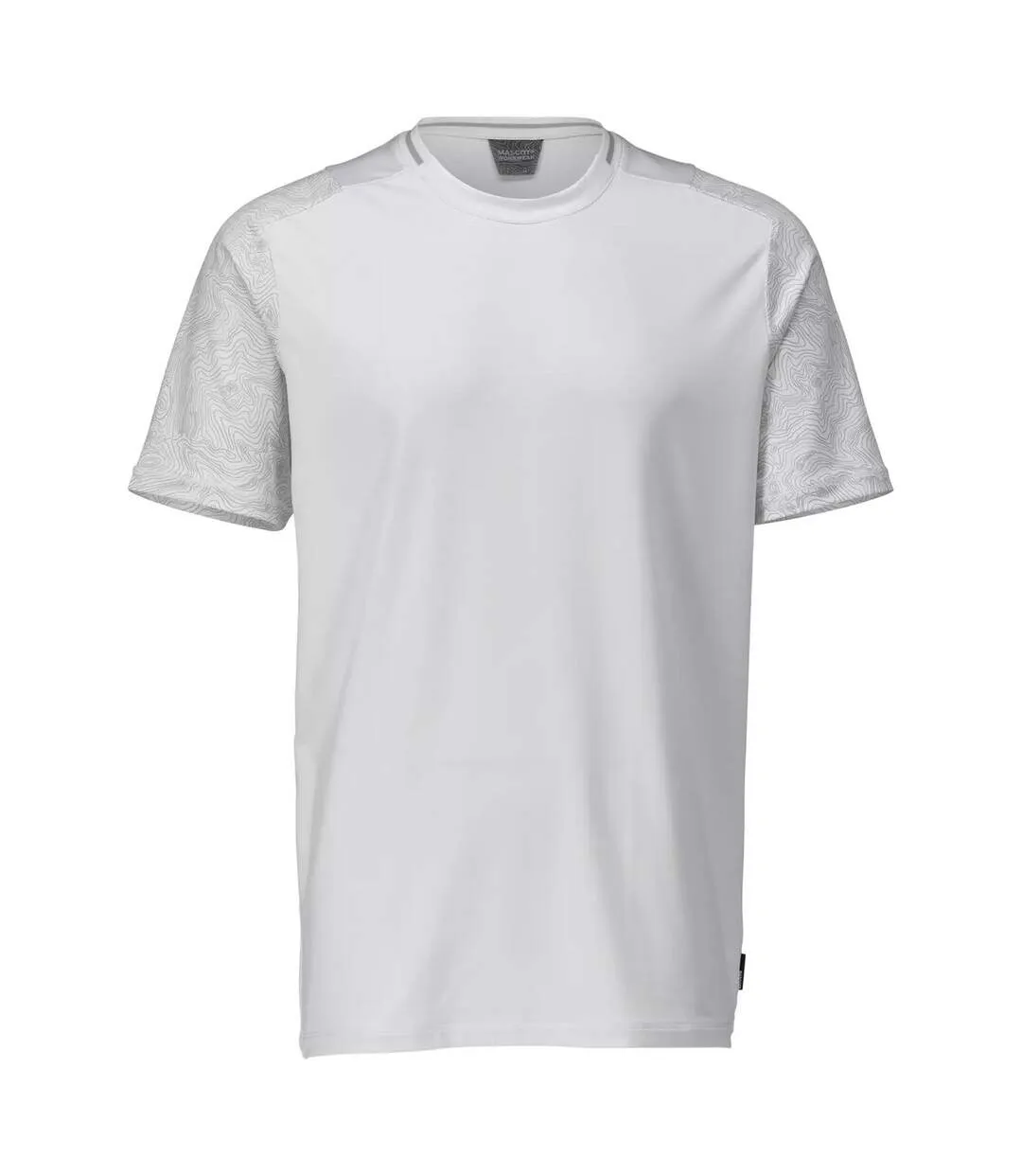 T-shirt Manches Courtes Customised Homme Blanc Mascot-1