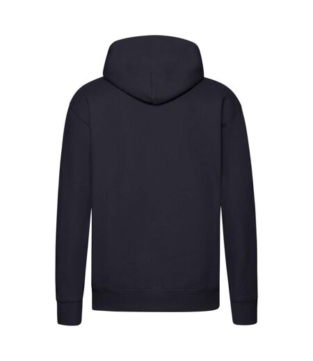 Sweat À Capuche Premium Homme Bleu Marine Sombre Fruit Of The Loom