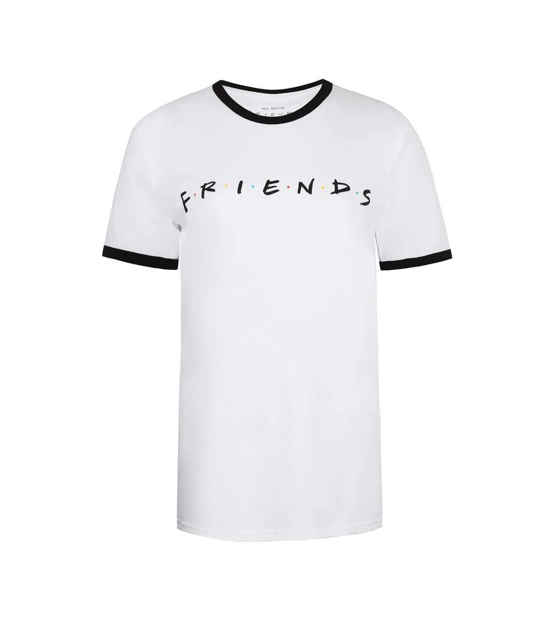 Friends - T-shirt - Femme (Blanc / Noir) - UTTV1103