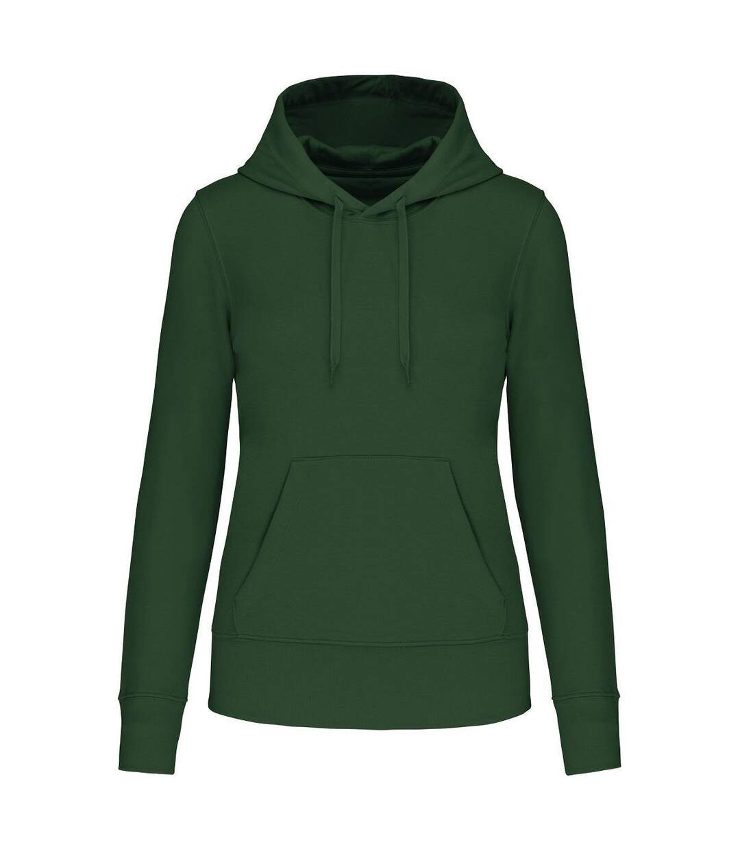 Sweat à capuche écoresponsable - Femme - K4028 - vert foncé