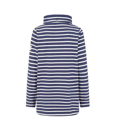 Sweat Motif/style À Rayures Femme Lilas Foncé Lazy Jacks