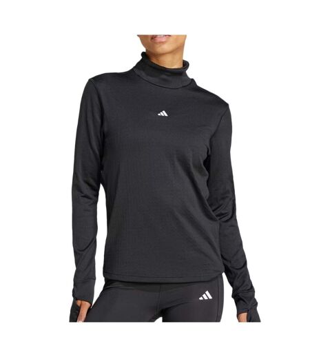 T-Shirt manches longues noir femme adidas cover