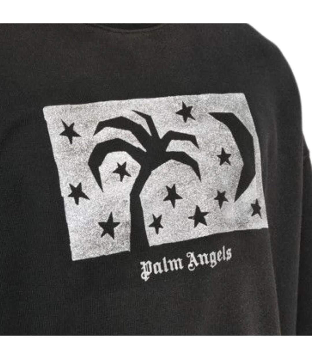 Sweat Motif/style Bleu Nuit Homme Noir Palm Angels-4