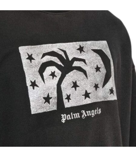 Sweat Motif/style Bleu Nuit Homme Noir Palm Angels