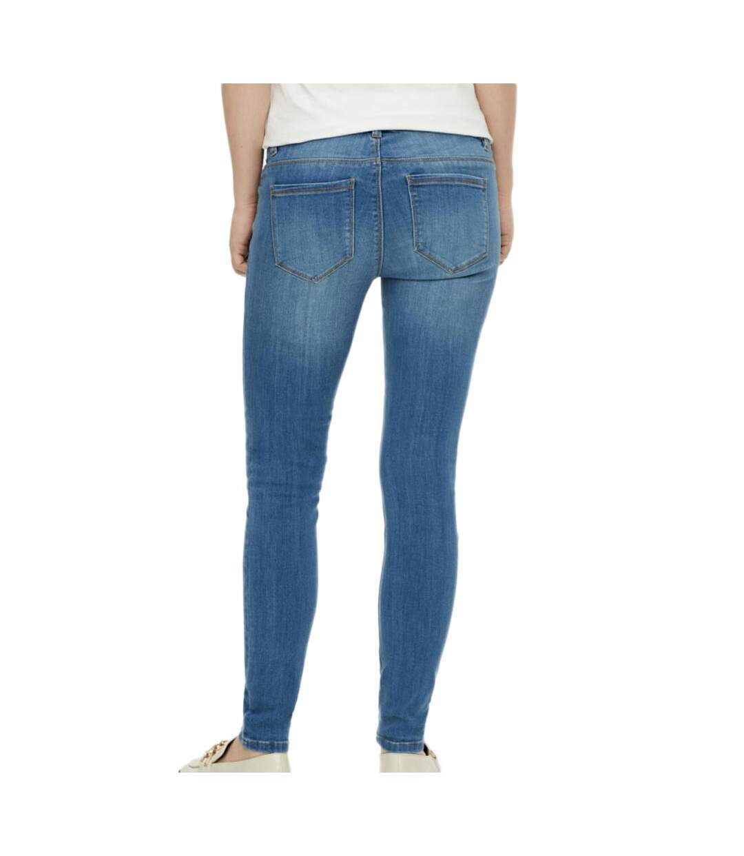 Jean Skinny Bleu Femme Pieces Maternity Della - M-2