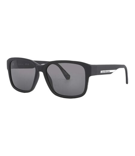 Lunettes De Soleil Motif/style Rectangulaire Homme Taille Unique Noir Gris Calvin Klein