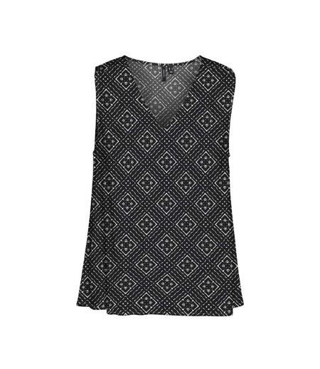 Blouse Noir/Blanc à Motifs Femme Vero Moda Easy Joy - L