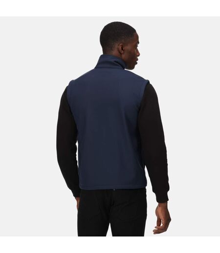 Professional mens honestly made recycled soft shell bodywarmer navy Regatta