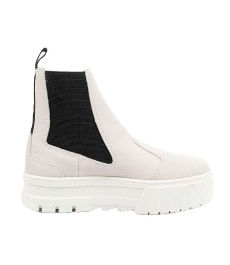 Bottines Chelsea Mayze Femme Blanc Noir Puma