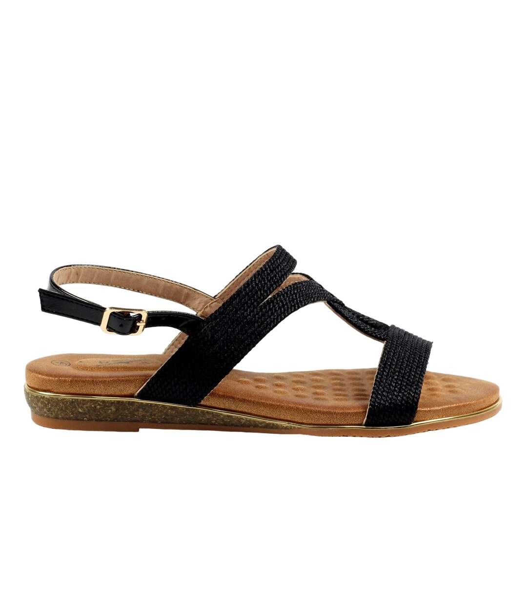 Sandales lisia femme noir Lunar-3