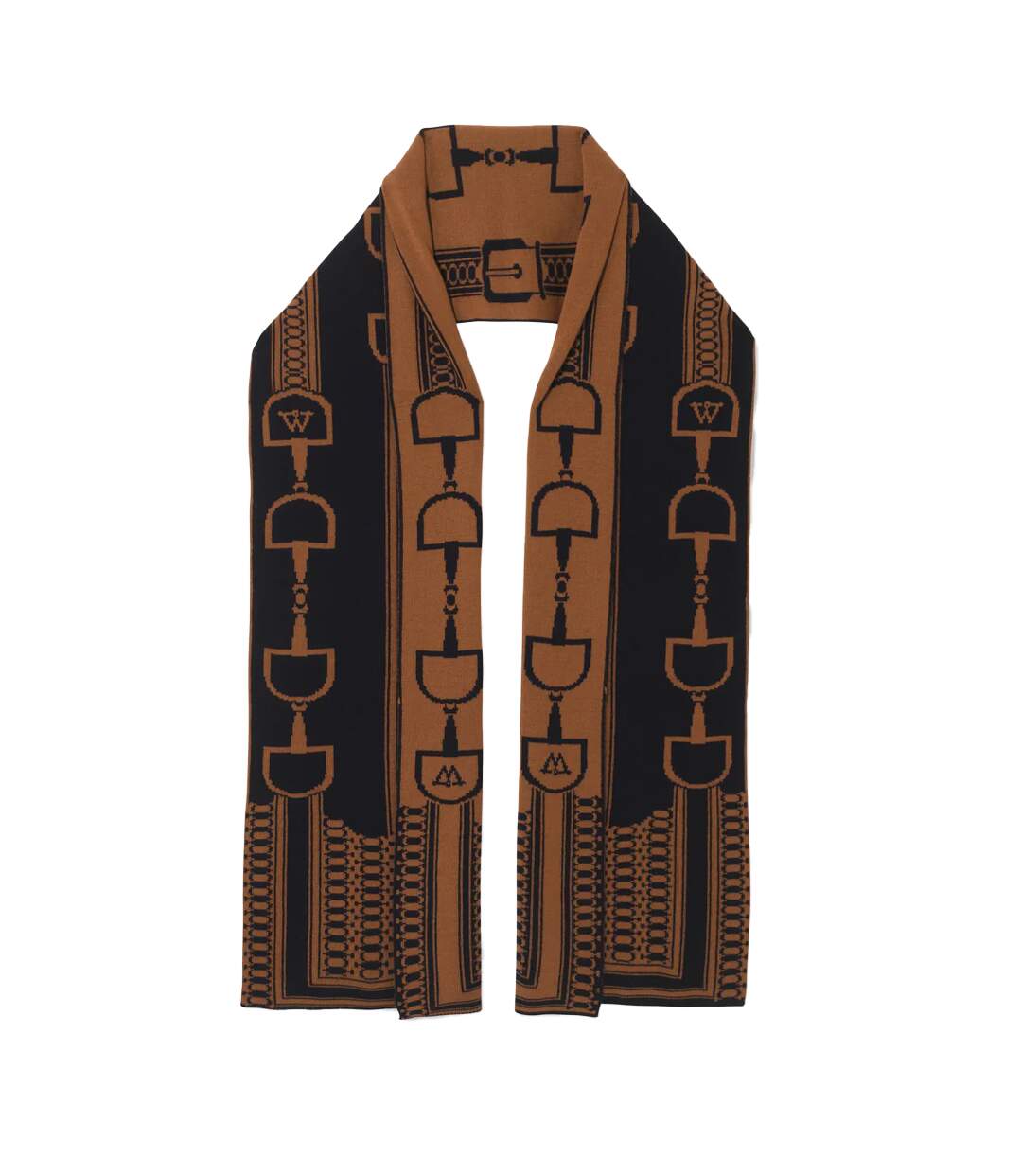 Écharpe Style Détail Style Bridon Femme Taille Unique Brun Clair Taupe Waring Brooke-1
