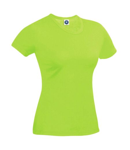 T-shirt Performance Femme Vert Fluo Starworld