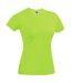 T-shirt Performance Femme Vert Fluo Starworld-1
