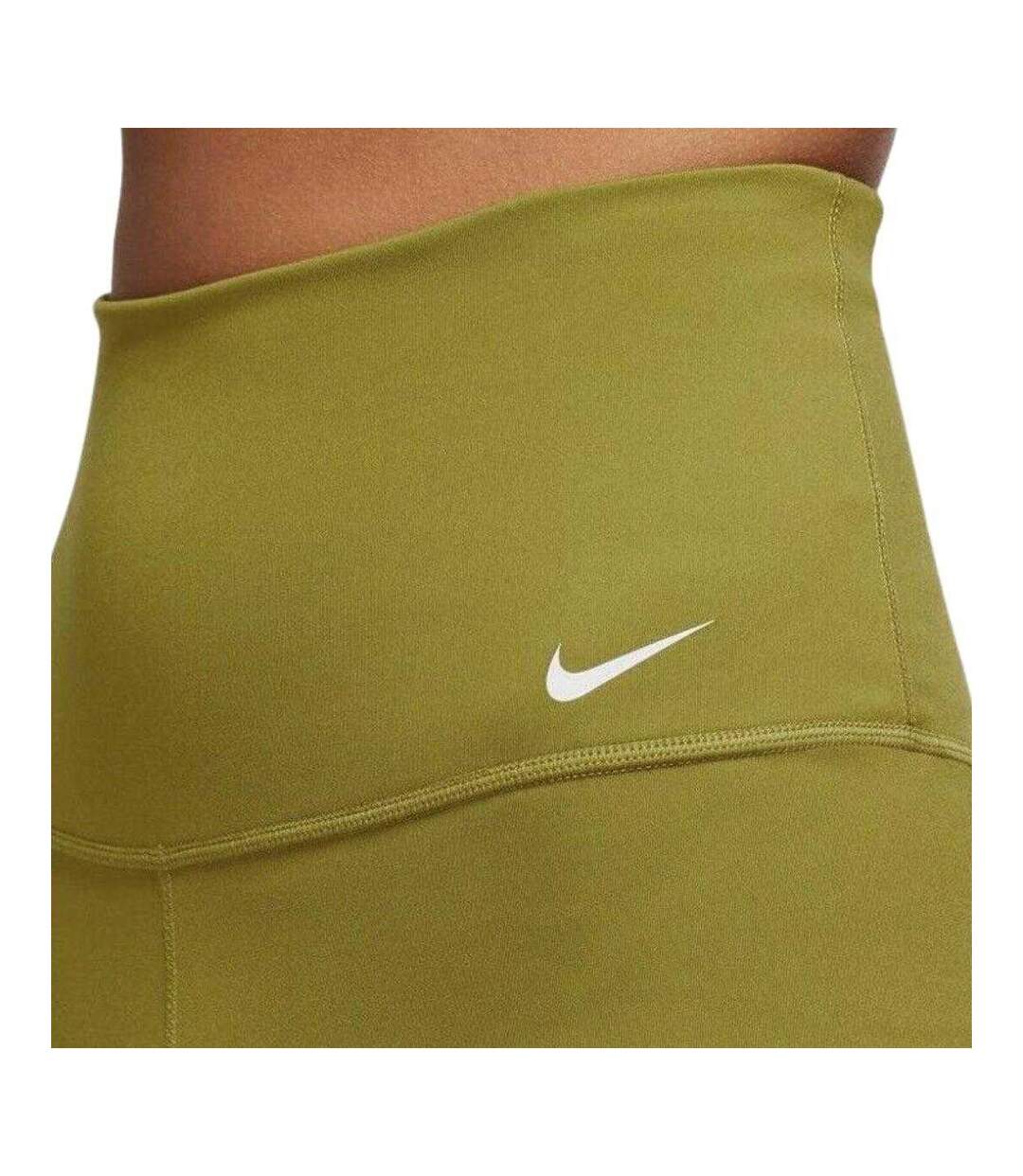 Womens/ladies One Dri-fit Cycling Shorts Green Nike-2