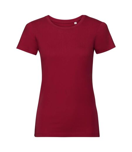 Russell Womens/Ladies Authentic Pure Organic Tee (Classic Red) - UTRW6661